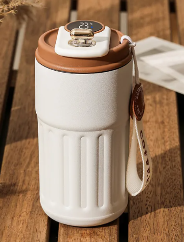 Smart Digital Thermal Bottle – 450ml Insulated Coffee Mug